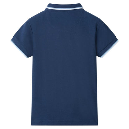 Kinderpoloshirt 92 donkerblauw 92