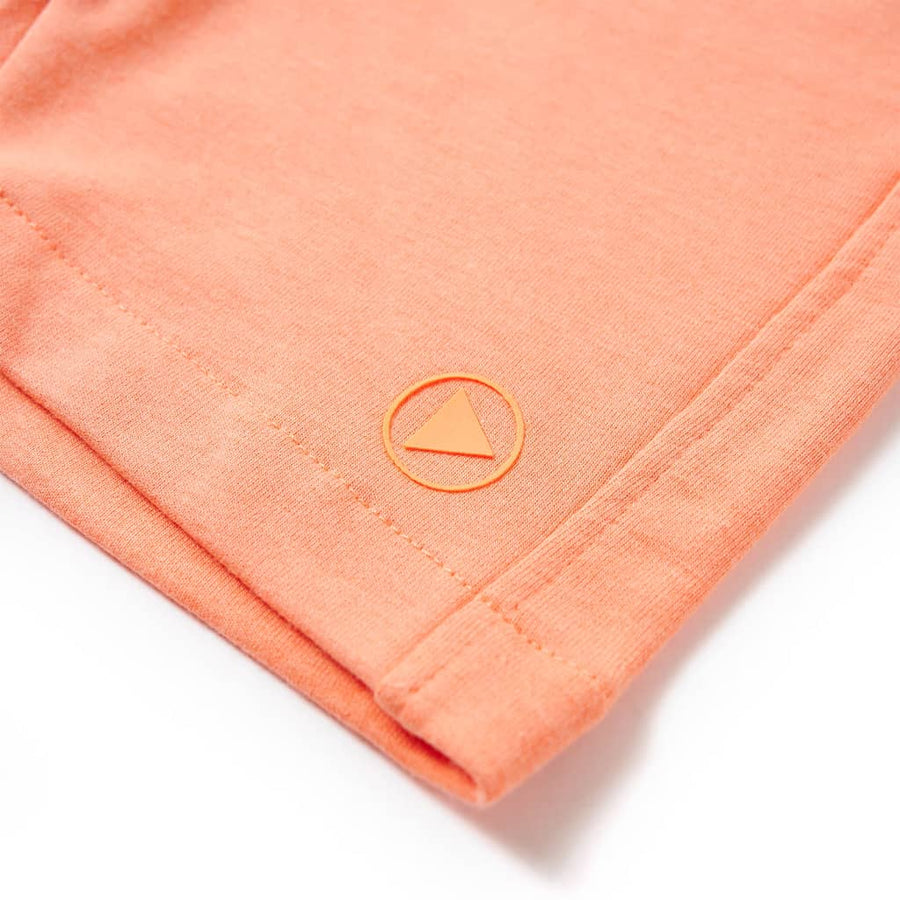 Kindershorts met trekkoord 128 neonoranje 128