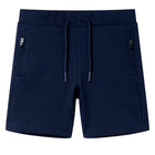 Kindershort marineblauw maat 116