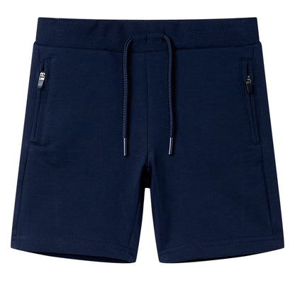 Kindershort 116 marineblauw