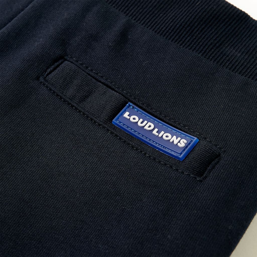 Kindershort 116 marineblauw