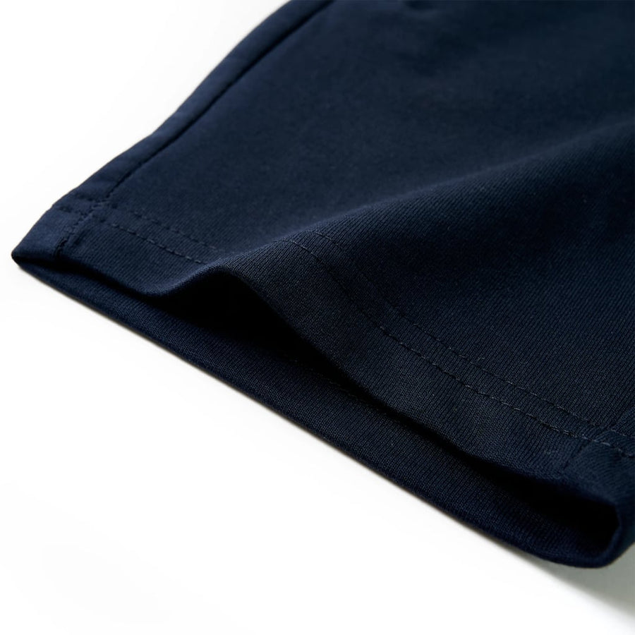 Kindershort 116 marineblauw