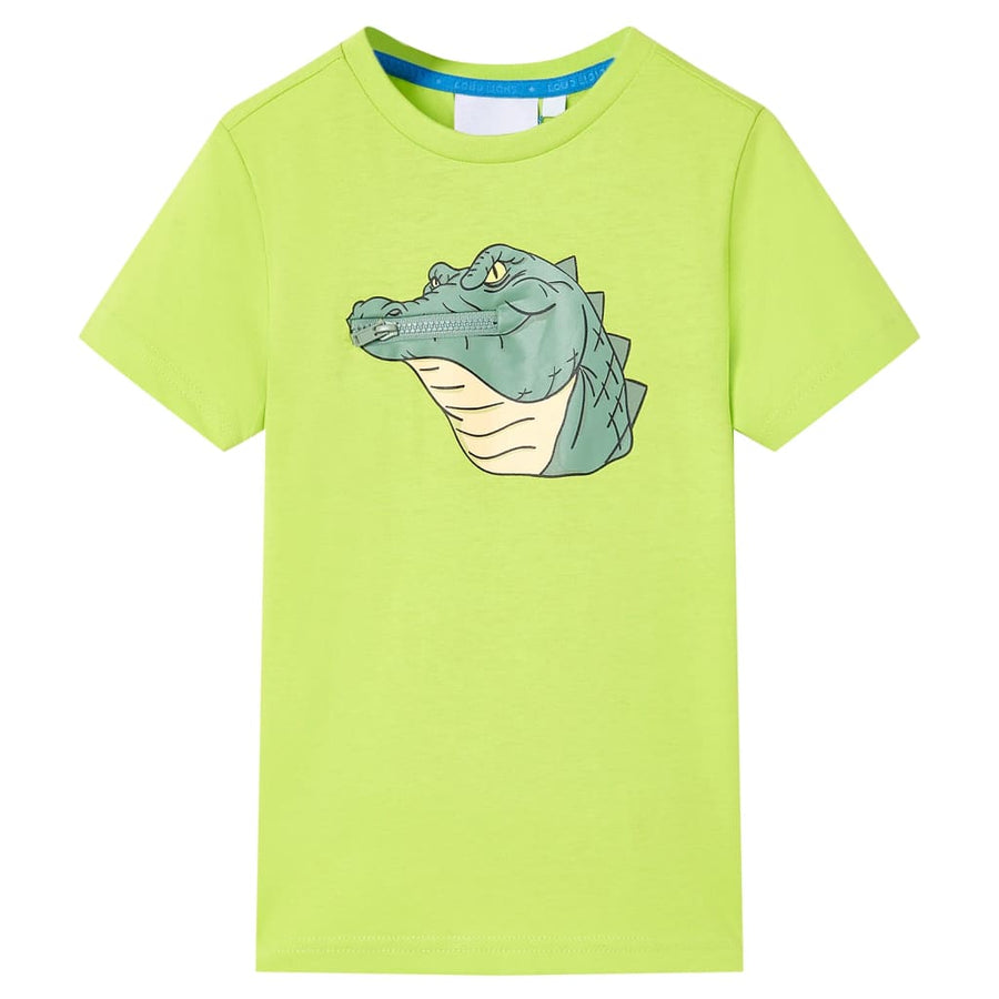 Kindershirt Groen Limoen 116