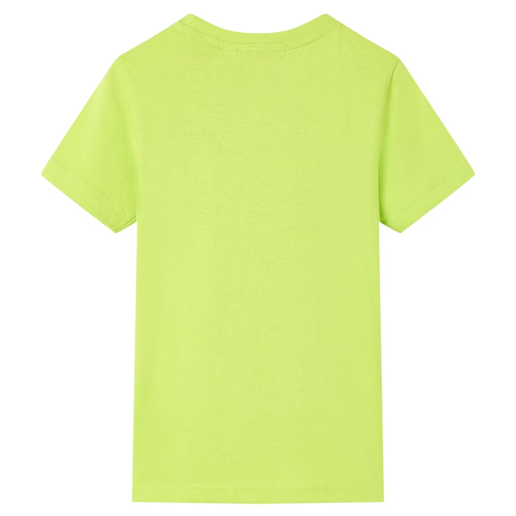 Kindershirt 128 limoengroen Limoen 128