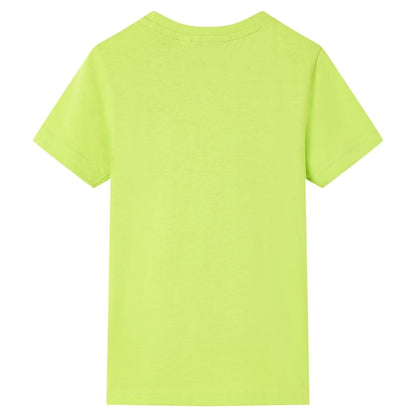 Kindershirt 128 limoengroen Limoen 128