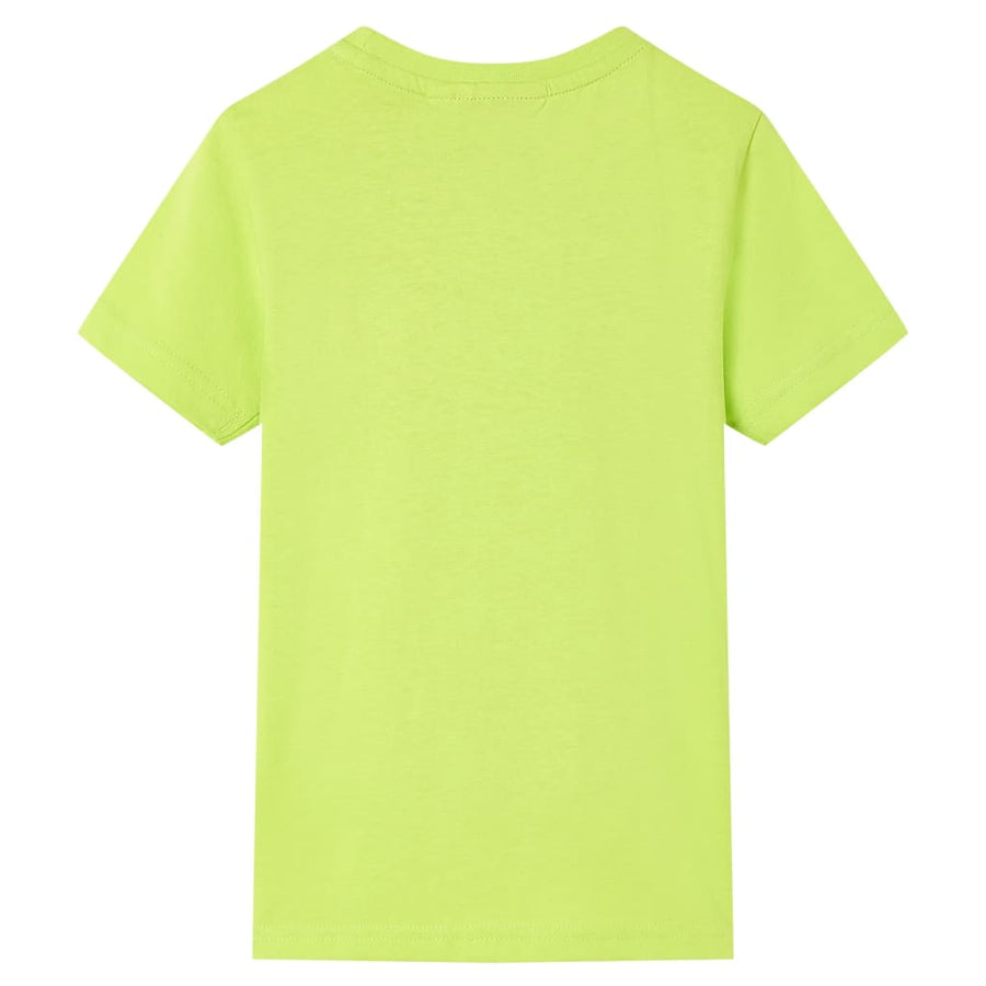 Kindershirt 128 limoengroen Limoen 128