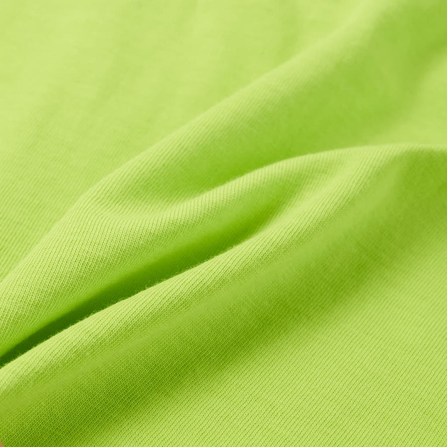 Kindershirt 128 limoengroen Limoen 128