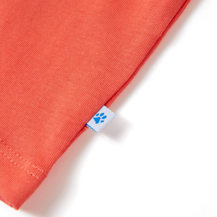 Kindershirt met korte mouwen 116 lichtrood Rood