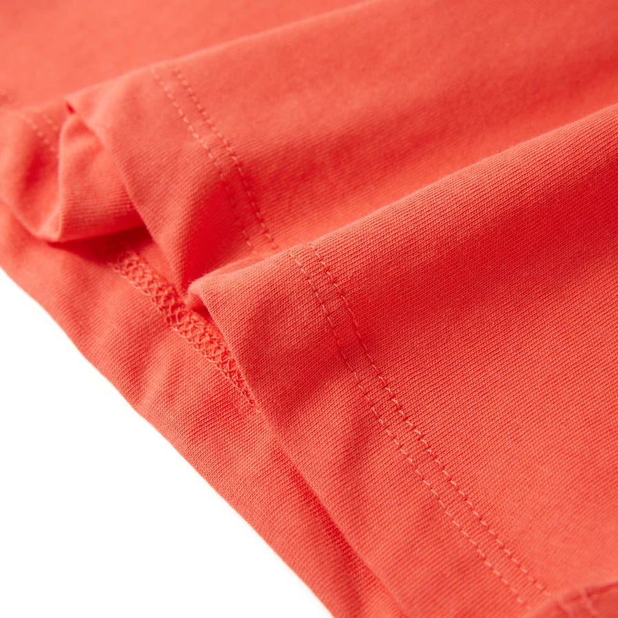 Kindershirt met korte mouwen 116 lichtrood Rood