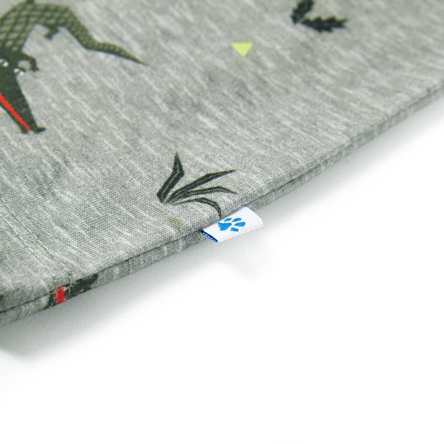 Kindershirt Gemêleerd Lichtkaki 140