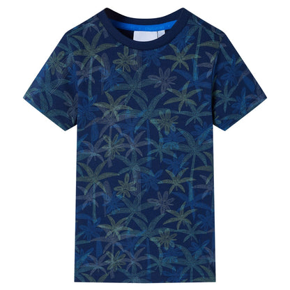 Kindershirt 128 marineblauw 128