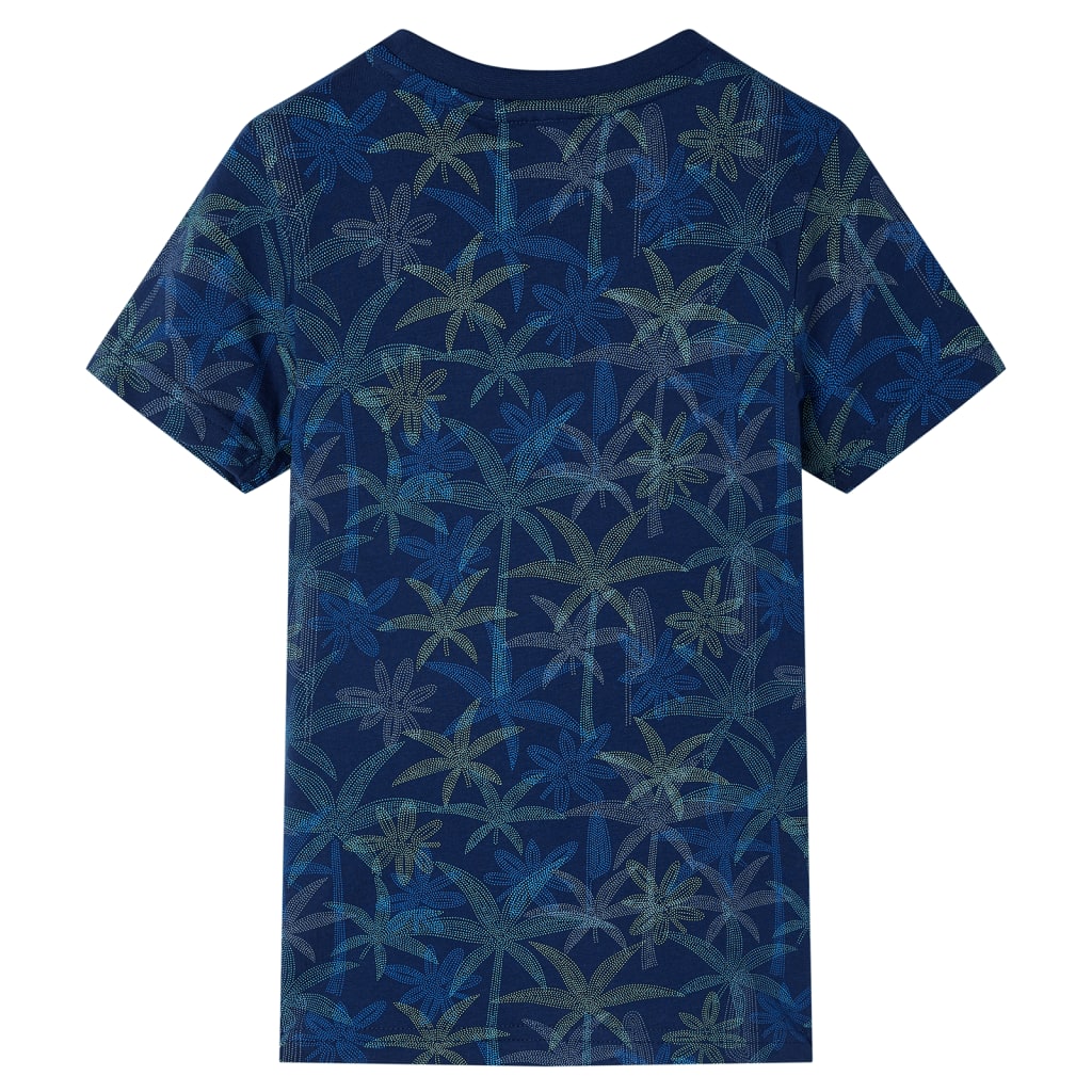 Kindershirt 128 marineblauw 128
