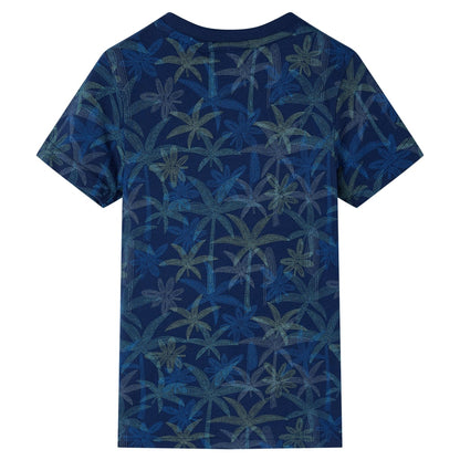 Kindershirt 128 marineblauw 128