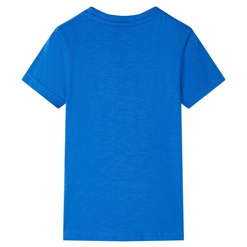 Kindershirt 104 blauw Blauw
