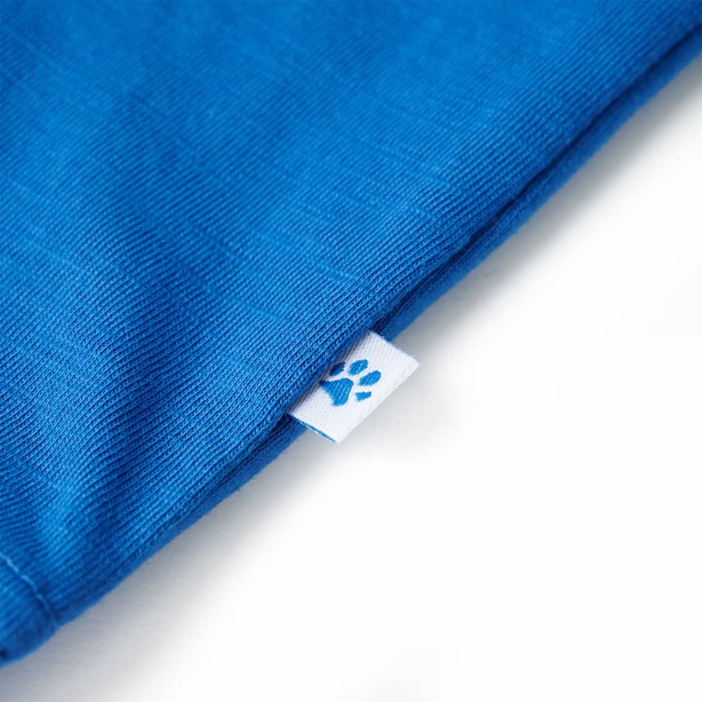 Kindershirt 104 blauw Blauw