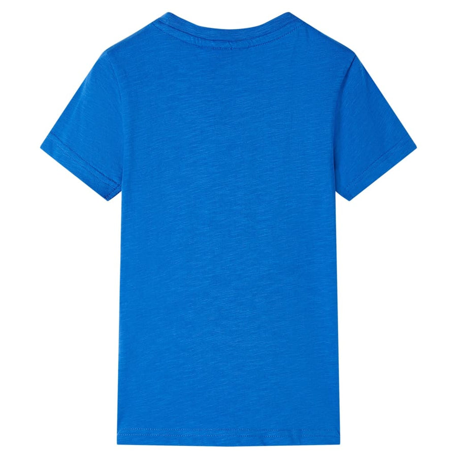 Kindershirt 116 blauw Blauw