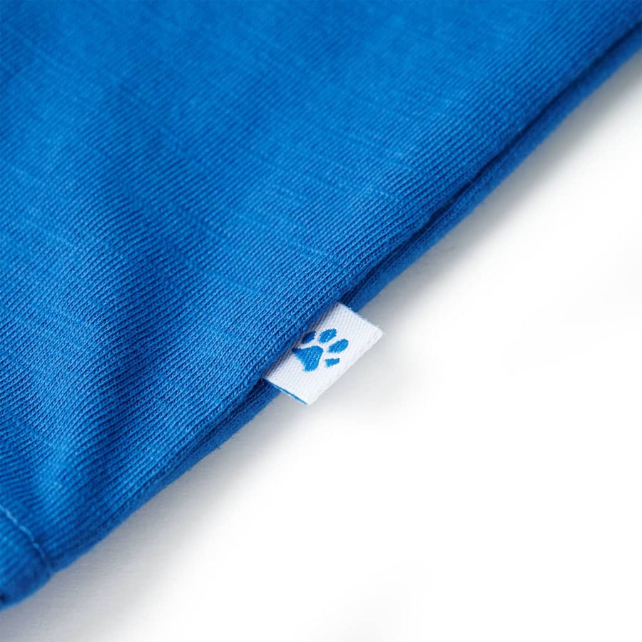 Kindershirt 116 blauw Blauw