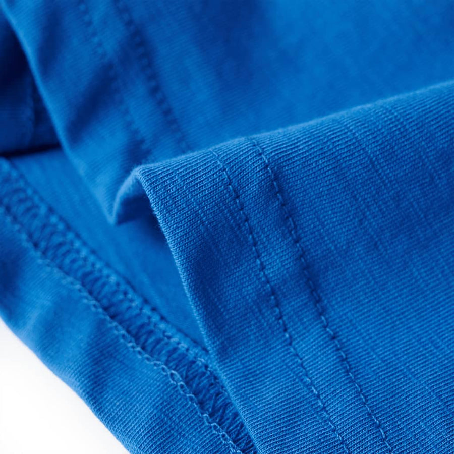 Kindershirt 116 blauw Blauw