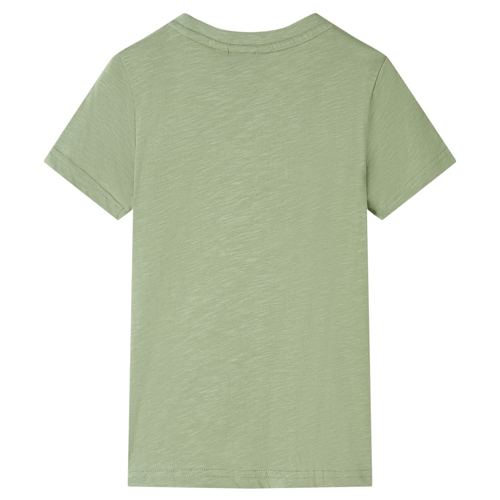 Kindershirt 116 lichtkakikleurig Kaki 116