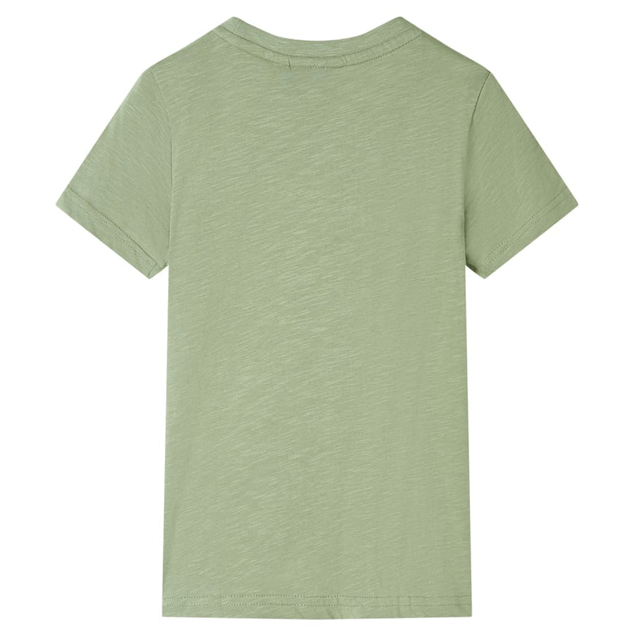 Kindershirt 116 lichtkakikleurig Kaki 116