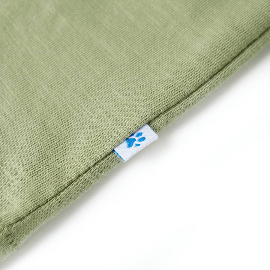 Kindershirt 116 lichtkakikleurig Kaki 116