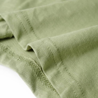 Kindershirt 116 lichtkakikleurig Kaki 116