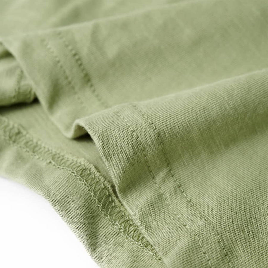 Kindershirt 116 lichtkakikleurig Kaki 116