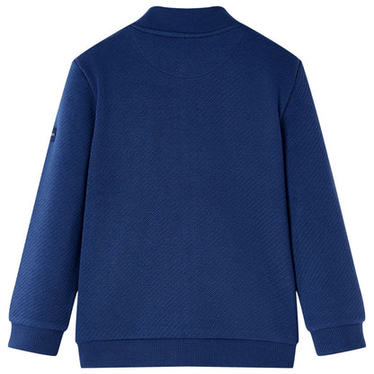Kindervest met rits 92 marineblauw 92