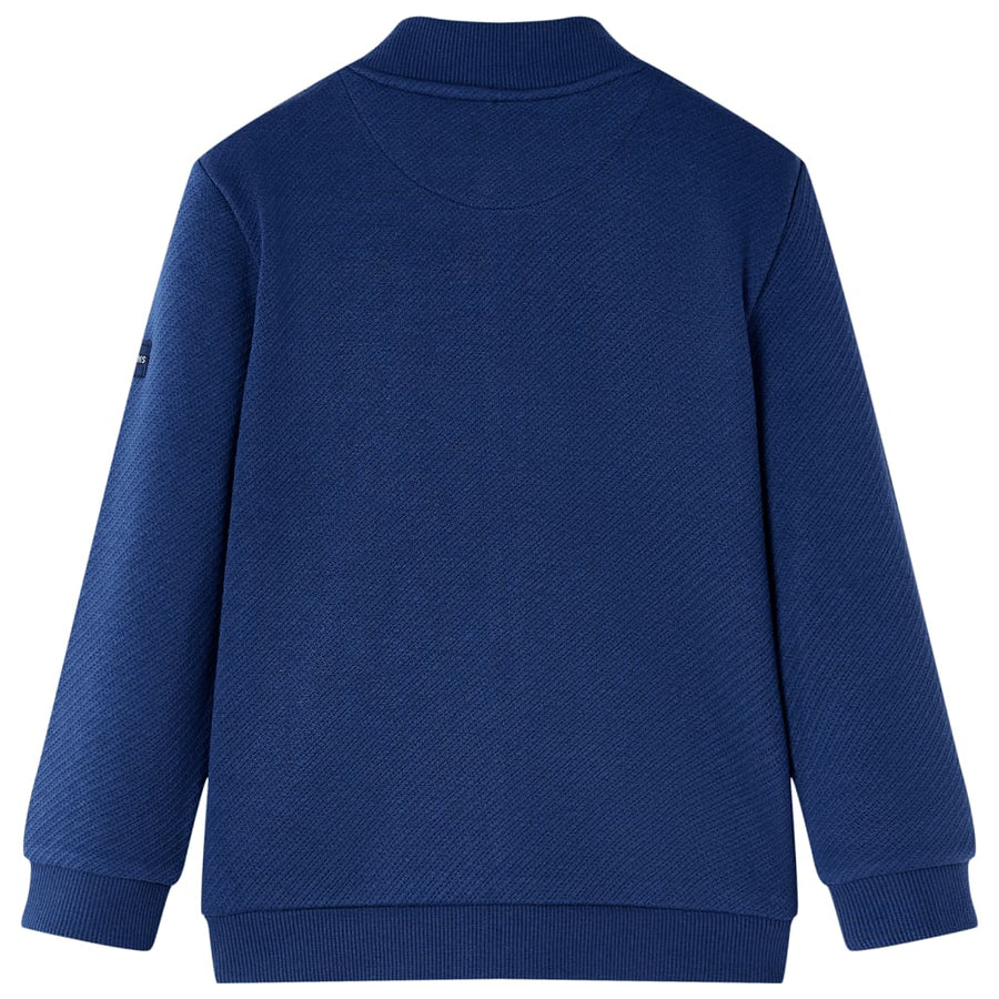 Kindervest met rits 92 marineblauw 92