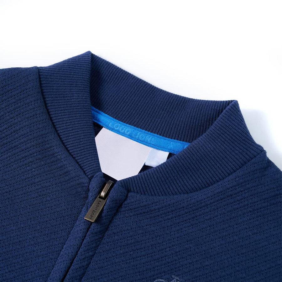 Kindervest met rits 92 marineblauw 92