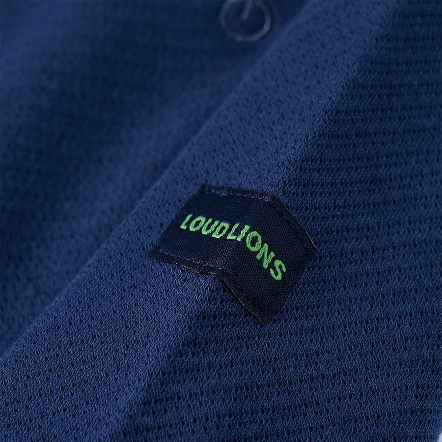 Kindervest met rits 92 marineblauw 92