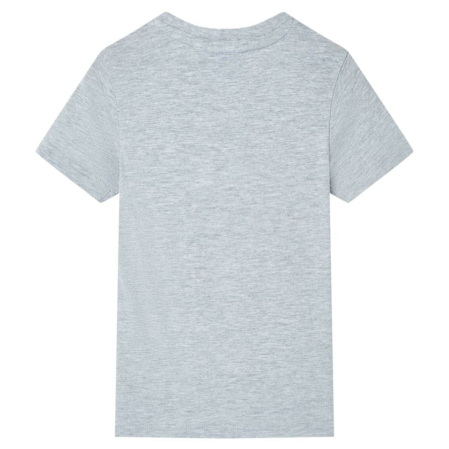 Kindershirt met korte mouwen 140 grijs Grijs 140