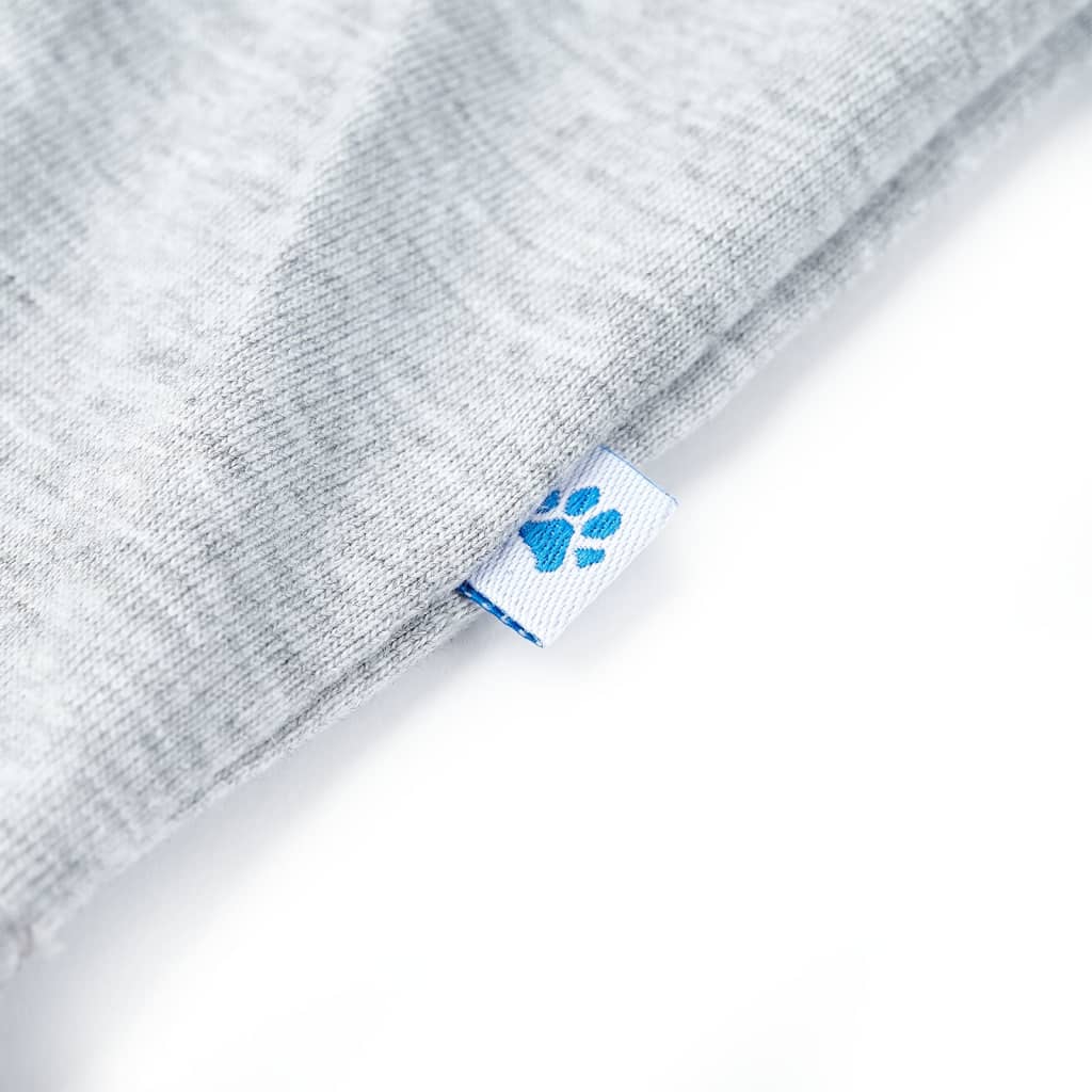 Kindershirt met korte mouwen 140 grijs Grijs 140