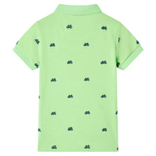 Kinderpoloshirt 104 neongroen Groen