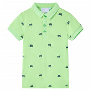 Kids' Polo Shirt 116 Neon Green