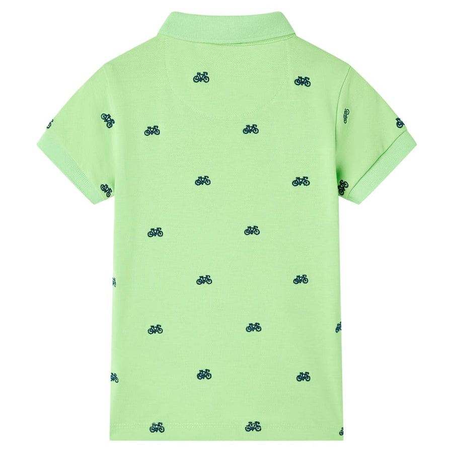 Kinderpoloshirt 140 neongroen Groen 140