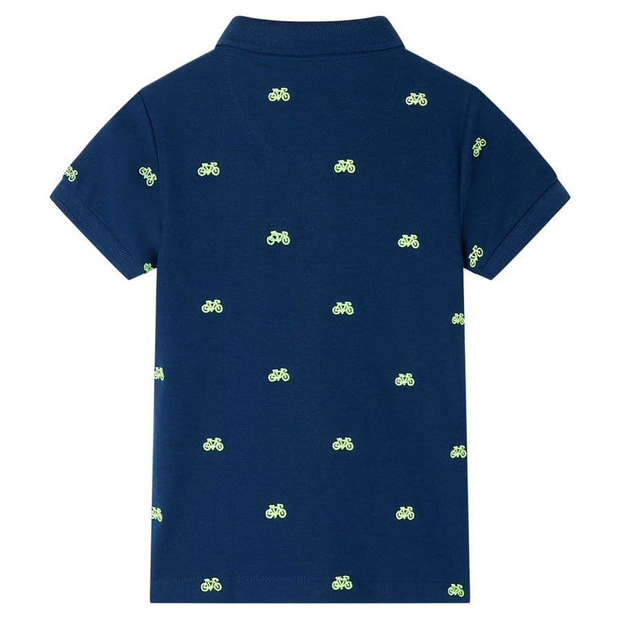 Kinderpoloshirt 92 marineblauw Marineblauw 92