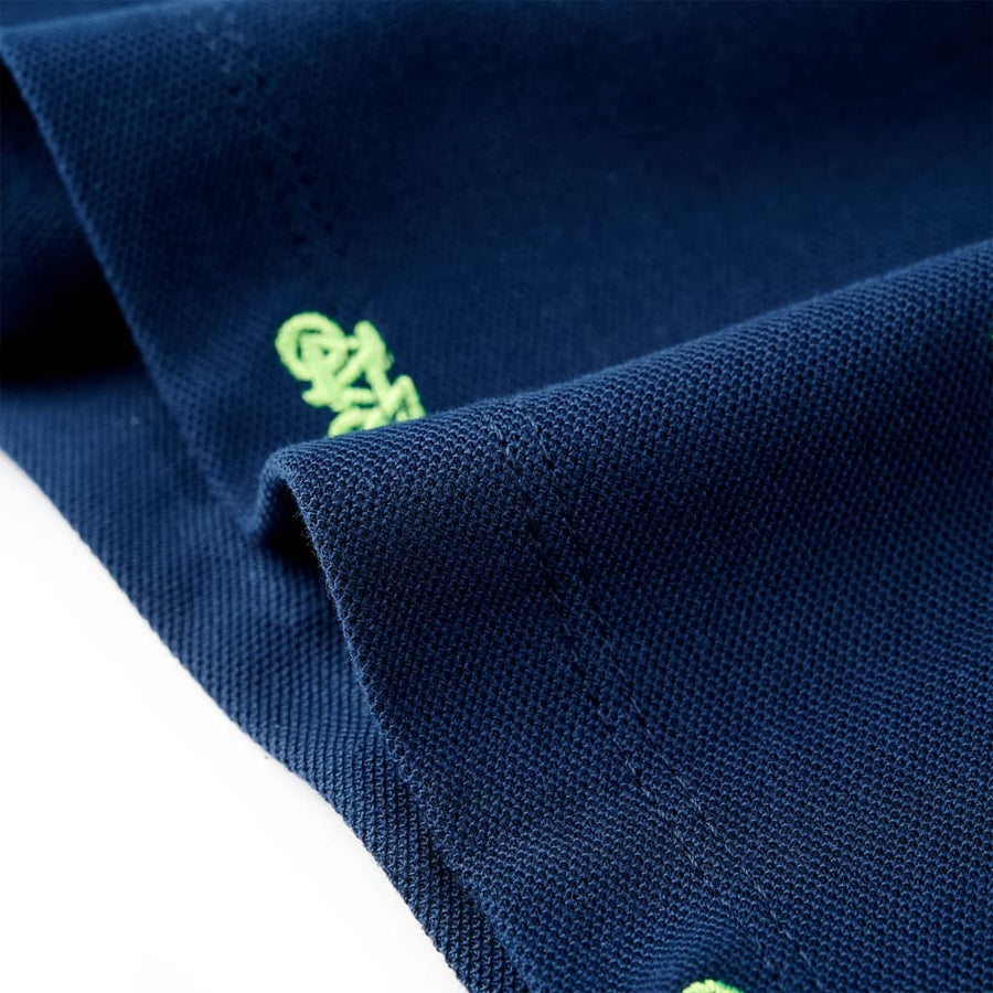 Kinderpoloshirt 104 marineblauw Marineblauw