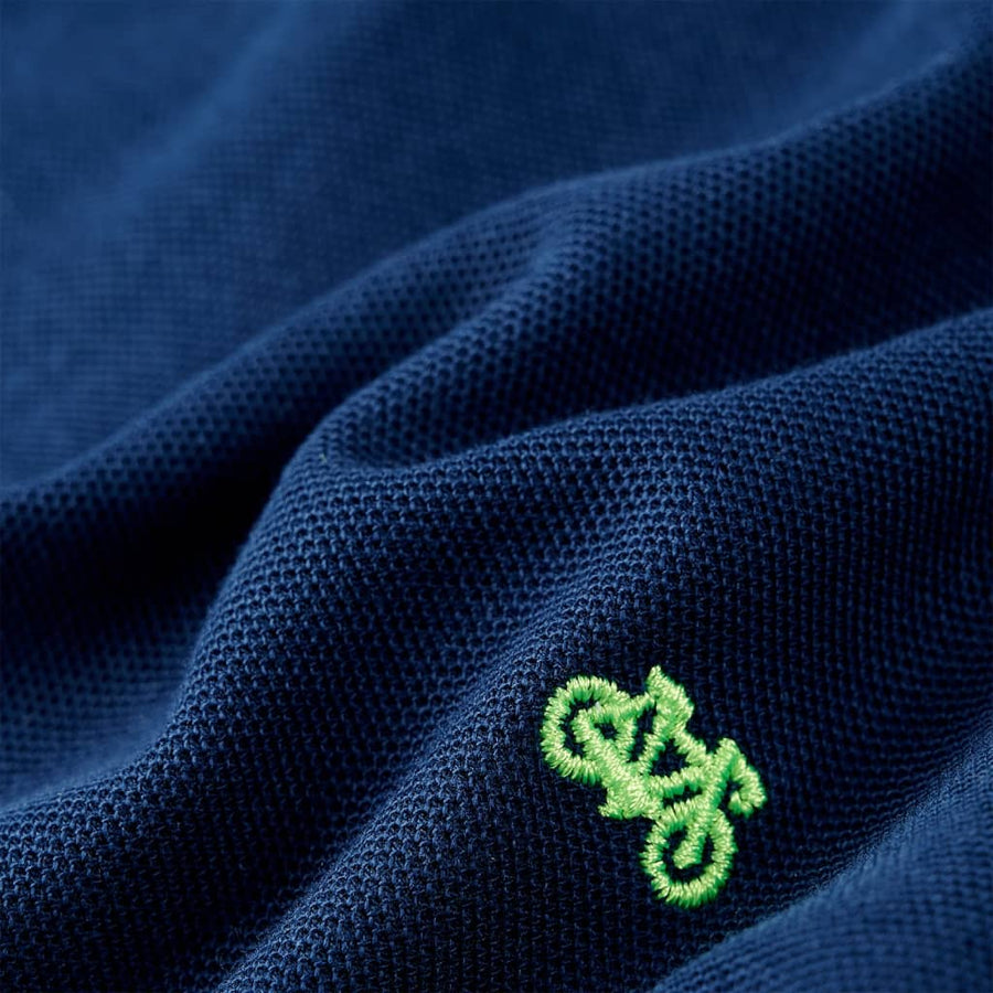 Kinderpoloshirt 104 marineblauw Marineblauw