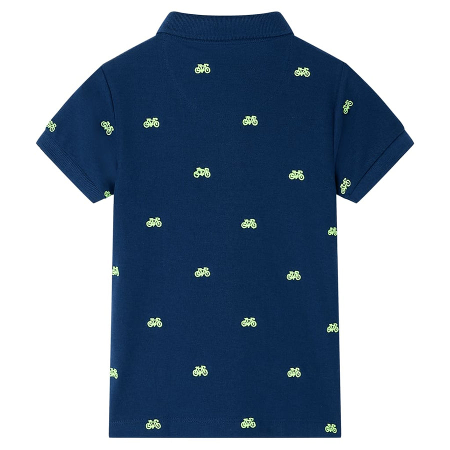 Kinderpoloshirt 116 marineblauw Marineblauw