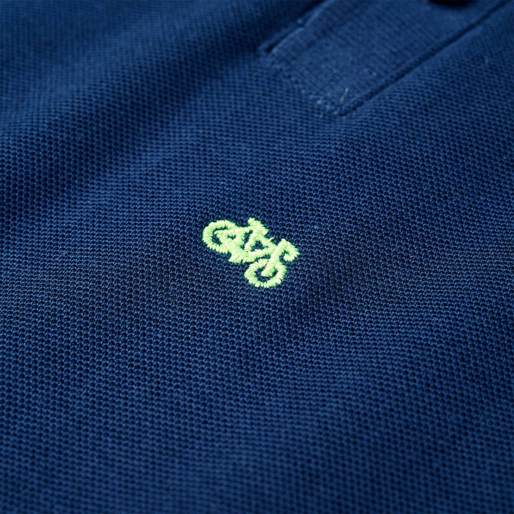 Kinderpoloshirt 116 marineblauw Marineblauw