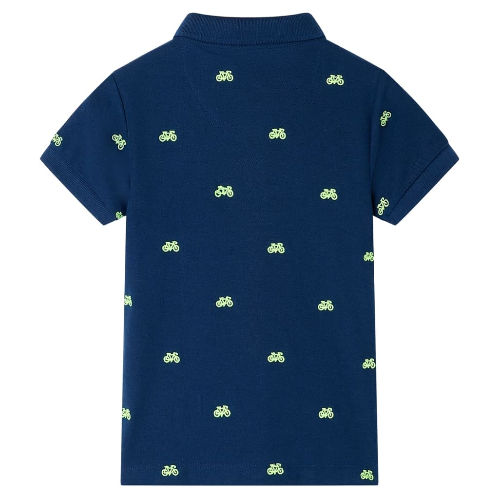 Kinderpoloshirt 140 marineblauw Marineblauw