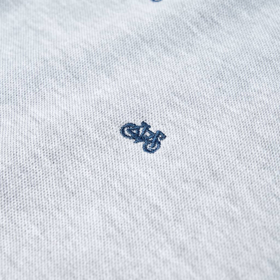 Kinderpoloshirt  92 gemêleerd grijs Grijs 92
