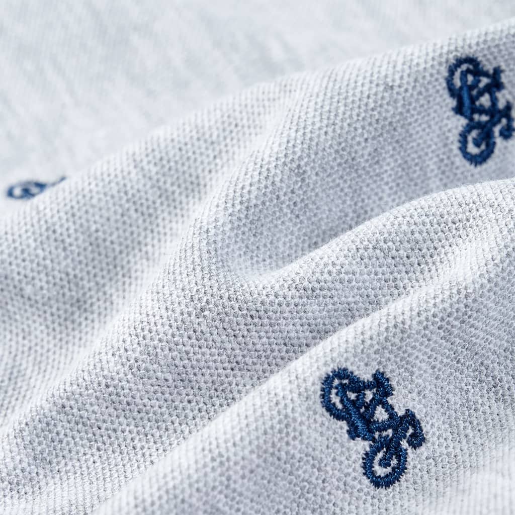 Kinderpoloshirt  92 gemêleerd grijs Grijs 92