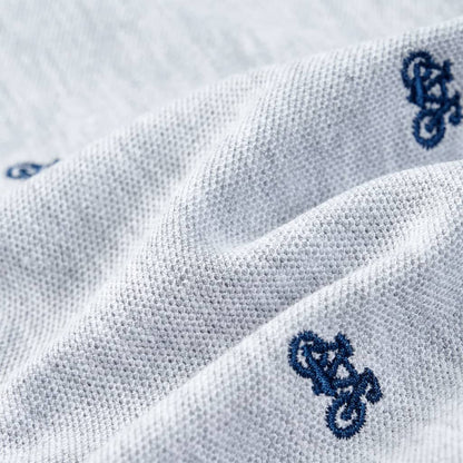 Kinderpoloshirt  92 gemêleerd grijs Grijs 92