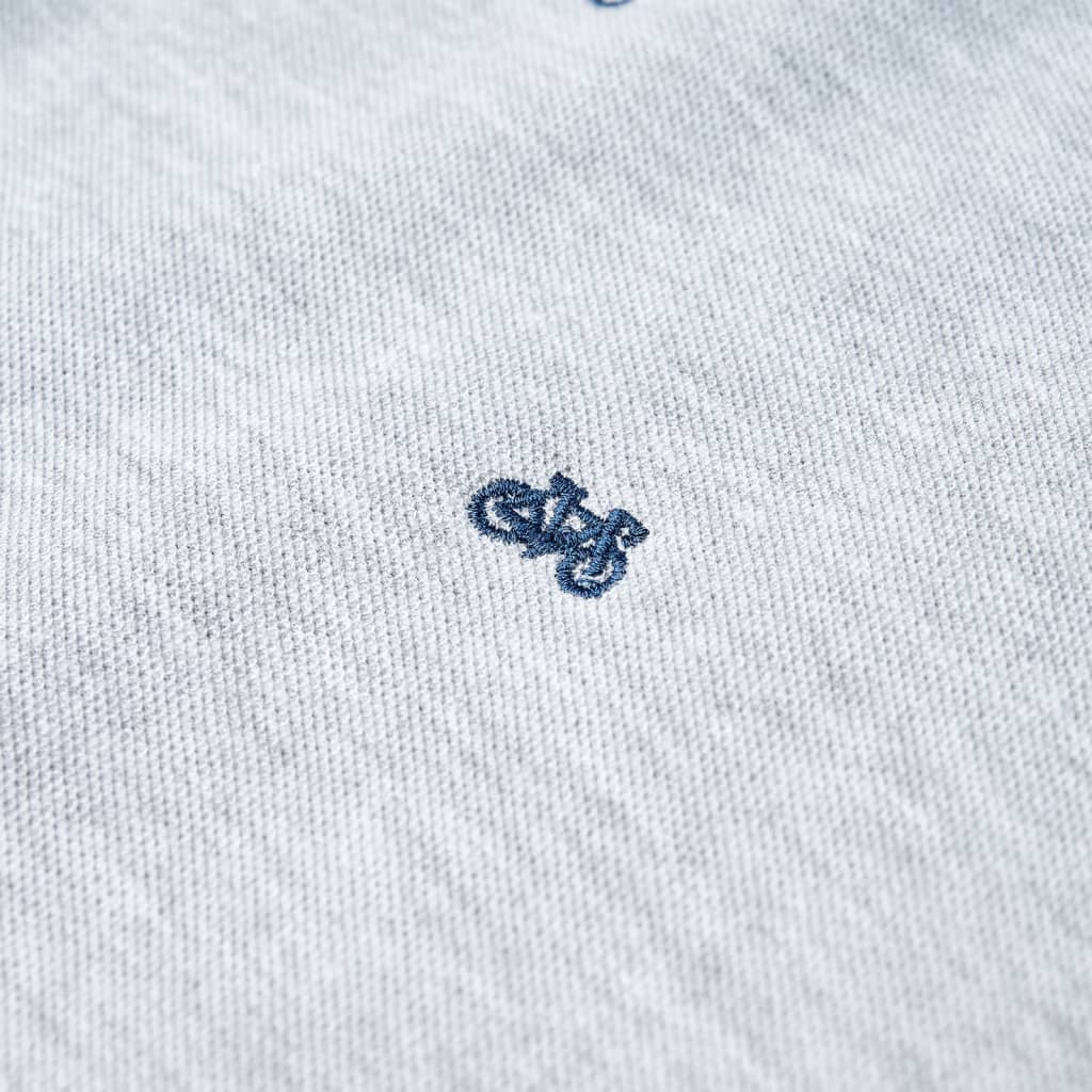 Kinderpoloshirt  104 gemêleerd grijs Grijs 104
