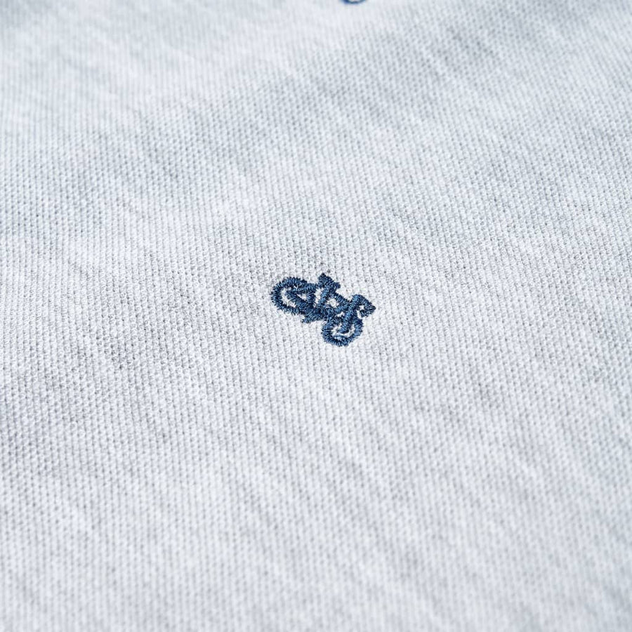 Kinderpoloshirt  128 gemêleerd grijs Grijs 128