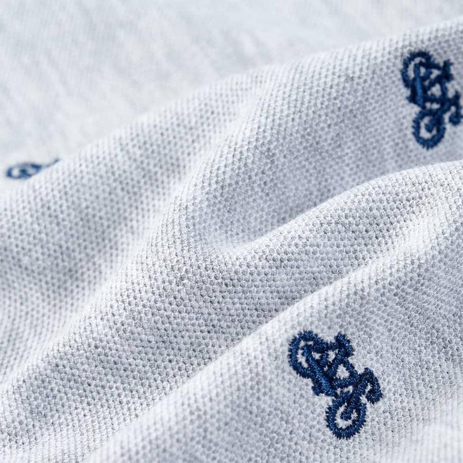 Kinderpoloshirt  128 gemêleerd grijs Grijs 128