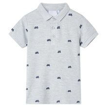 Kinderpoloshirt  140 gemêleerd grijs Grijs