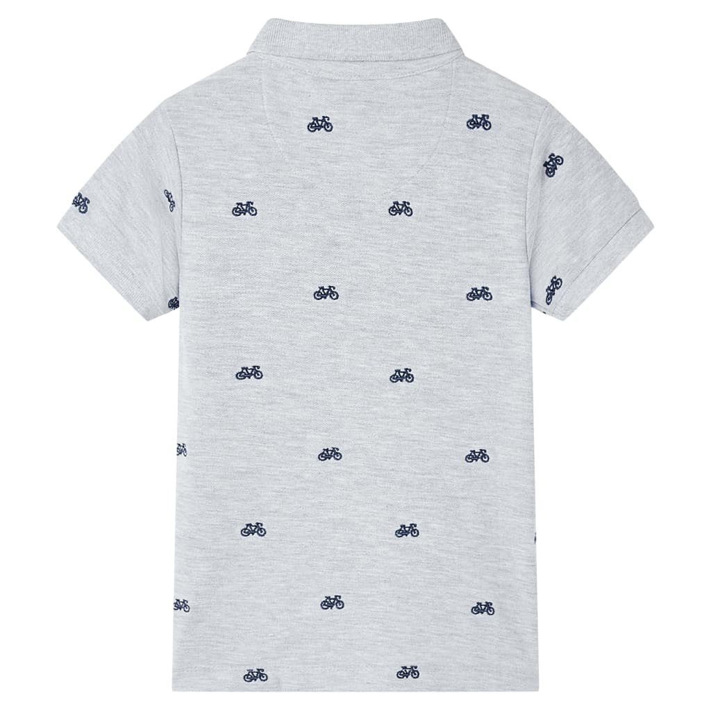 Kinderpoloshirt  140 gemêleerd grijs Grijs